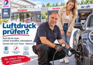 Wiesloch: Luftdruck am PKW prüfen – schnell und unkompliziert